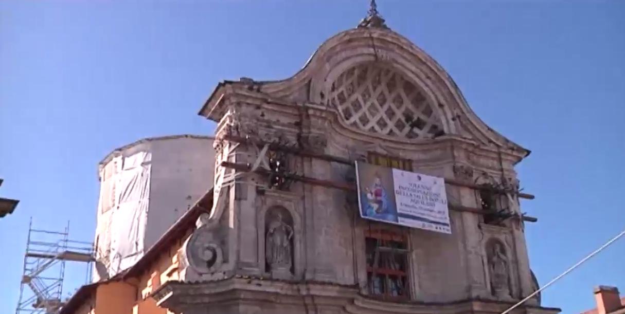L'Aquila,  Santa Maria del Suffragio: al via i lavori di restauro 