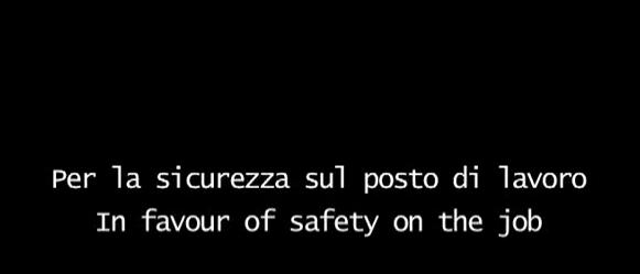 Sicurezza sul lavoro