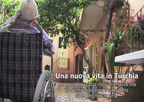 Salwah, ferita da un cecchino ad Aleppo