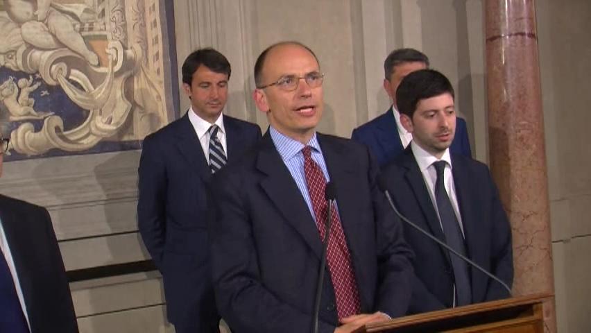 Governo, incarico a Letta