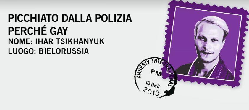 Ihar, picchiato dalla polizia perche' gay