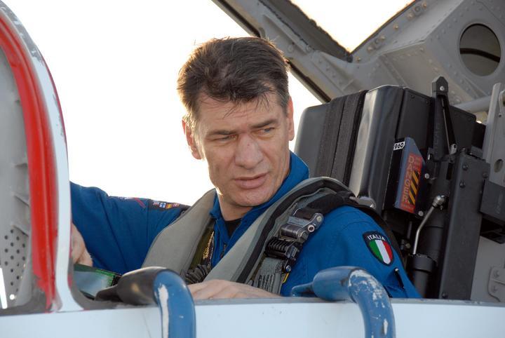 L'astronauta Paolo Nespoli a Lucoli