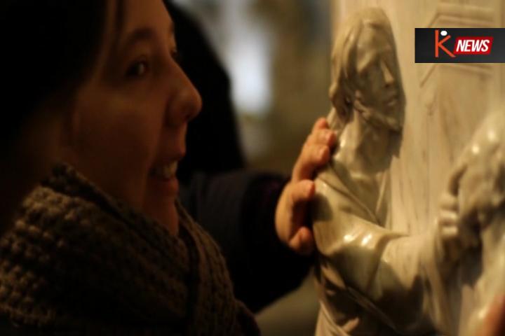 Napoli: visita tattile al Cristo Velato